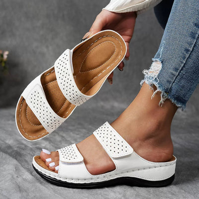 Ortholuxe™ - Andningsbara Ortopediska Slip-In Sandaler för Kvinnor