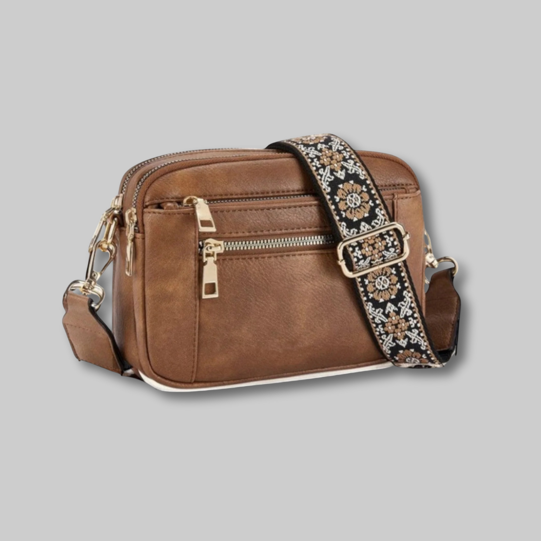 Mira™ -  Elegant Läderaxelväska