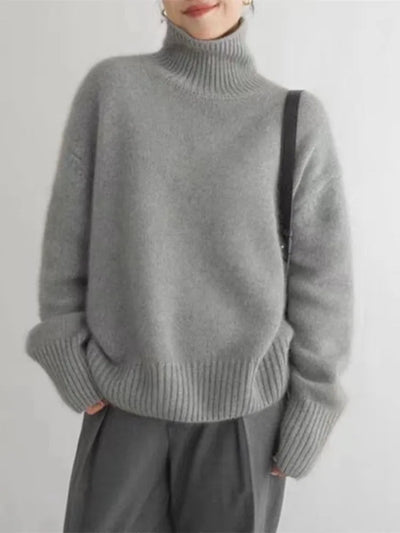 Collaria™ – Elegant Högkrage Tröja