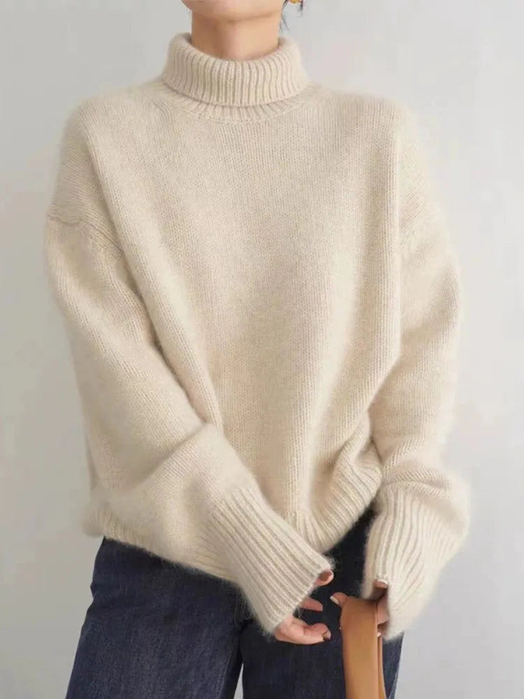 Collaria™ – Elegant Högkrage Tröja