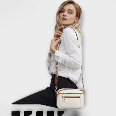 Mira™ -  Elegant Läderaxelväska