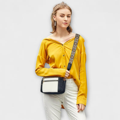 Mira™ -  Elegant Läderaxelväska