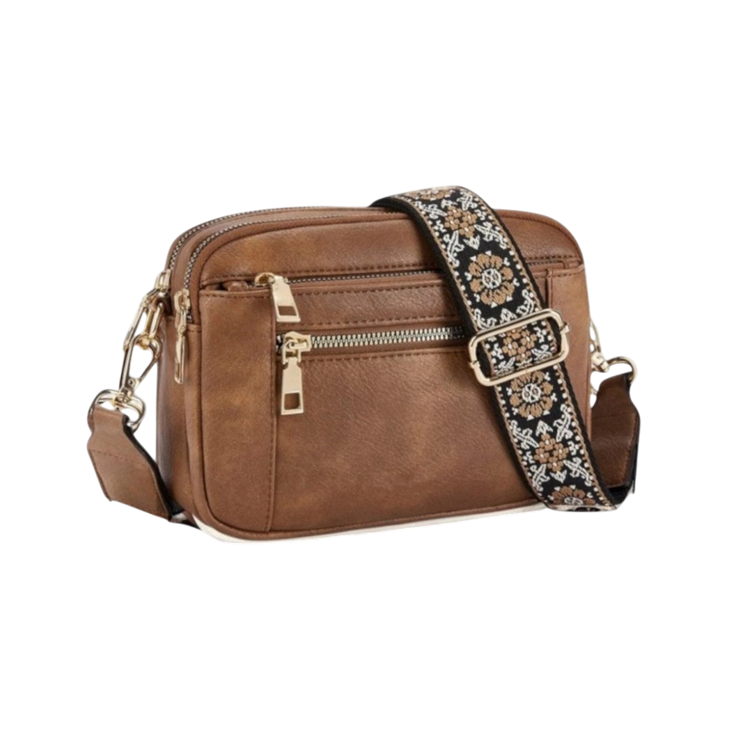 Mira™ -  Elegant Läderaxelväska